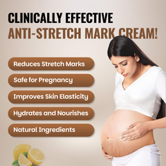 B-Clear Anti-Stretch Mark Cream | For Pregnancy & Weight Loss