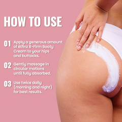 elfinz B-FIRM Hip & Thigh Firming Cream | With Snail Mucin for Smooth, Sculpted Look