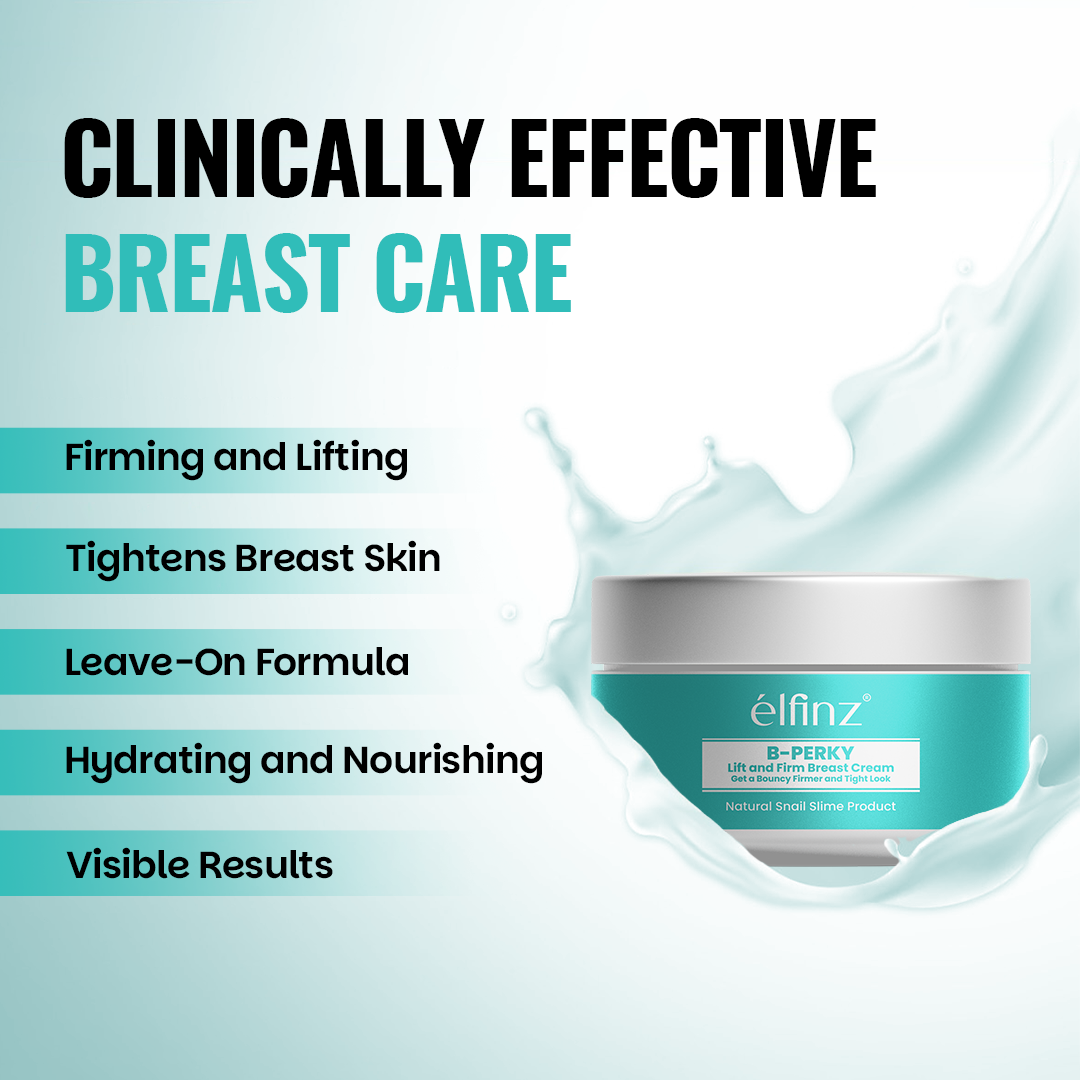 B-Perky | Tighten & Shape Saggy Breasts Naturally with Snail Slime